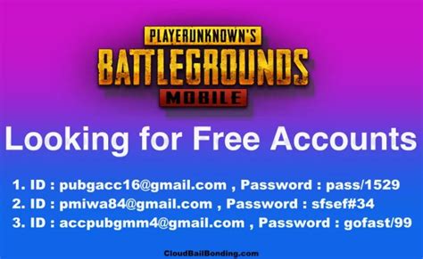 Noticed your password is no longer working and you are being prompted to reset it If you've answered yes to any of the above, please take the following steps 1. . Free pubg account email and password 2022